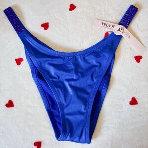 NWT - Victoria’s Secret Shine Strap Brazilian Bikini Bottom - XL